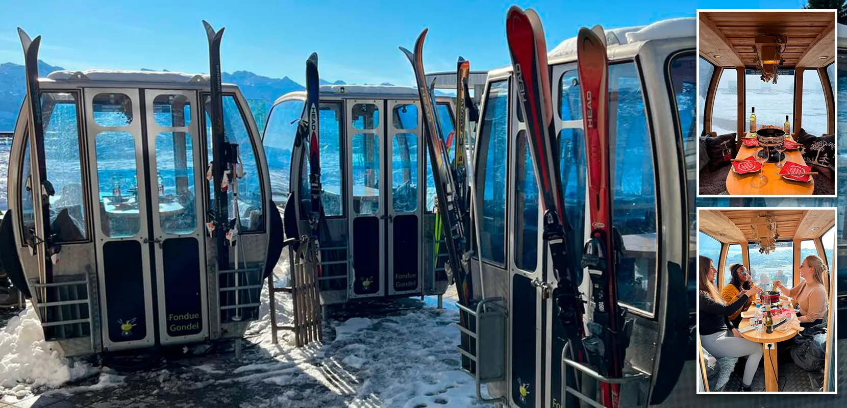 Fondü in der Gondel ab 2 Personen